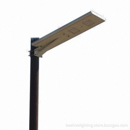 All-in-one Integrated Solar LED Streetlights with Motion Sensor, 20W Power